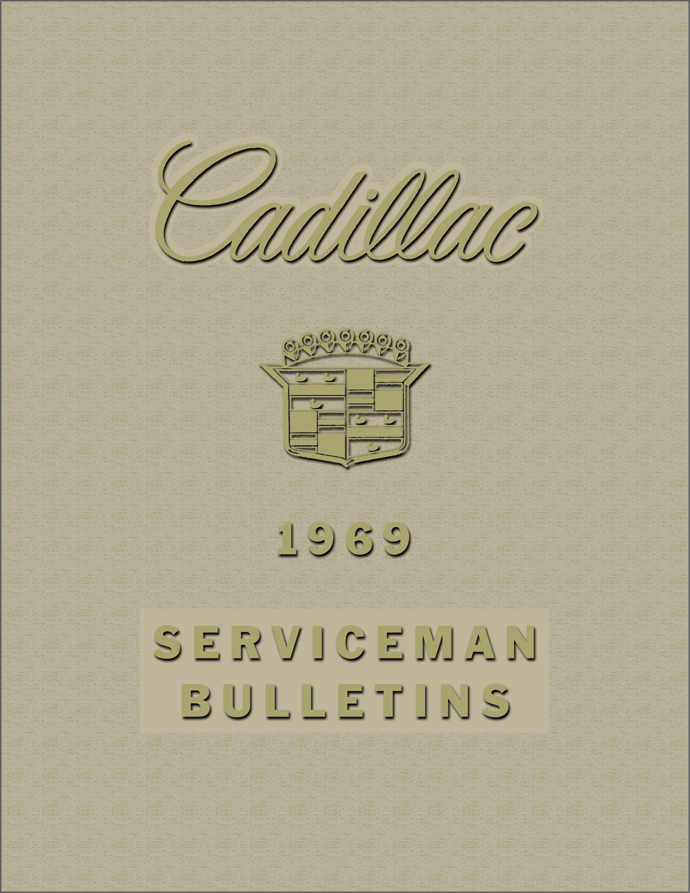 1969 Cadillac Service Bulletins Reprint