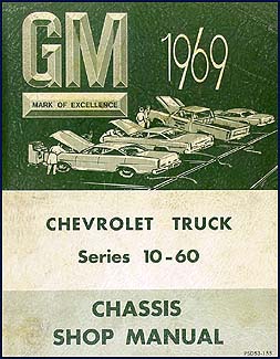1969 Chevy CANADIAN Truck Repair Shop Manual Orig. Van Pickup Truck Suburban