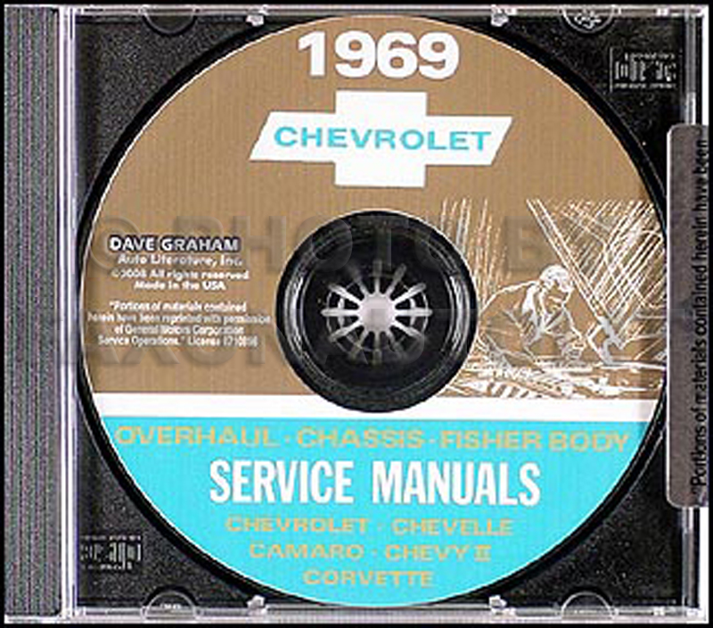 1969 Chevy CD-ROM Shop, Overhaul, & Body Manual
