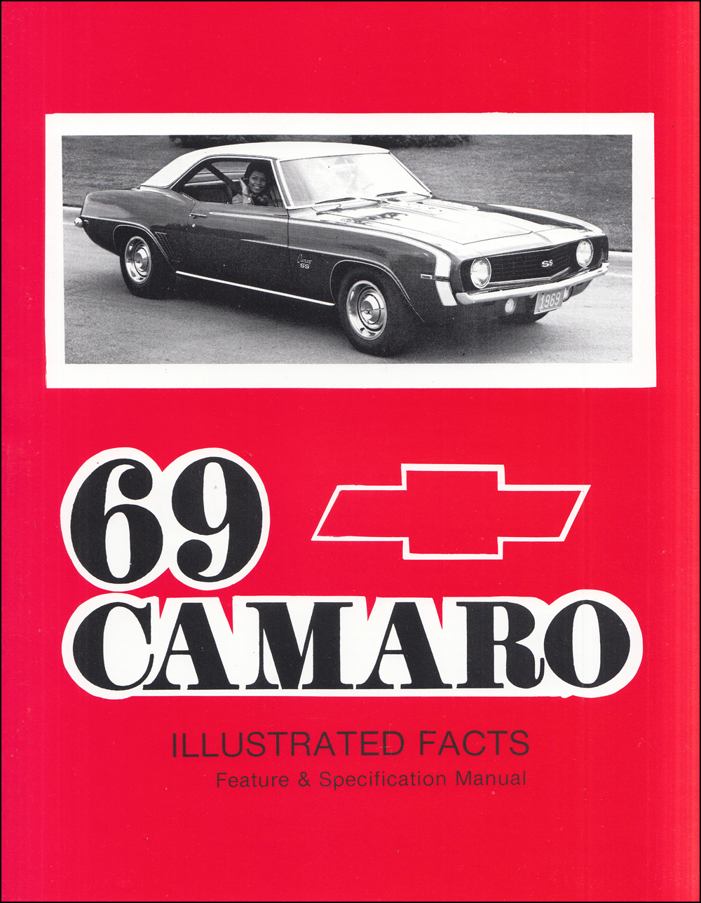 1969 Chevrolet Camaro Finger Tip Facts Book Reprint