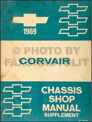 1969 Chevrolet Corvair Car Shop Manual Original Supplement