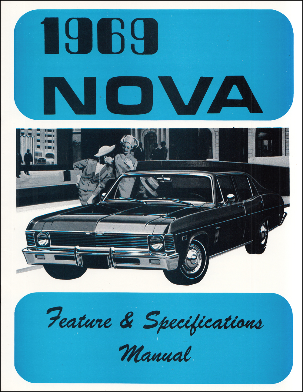 1969 Chevrolet Nova Finger Tip Facts Book Reprint