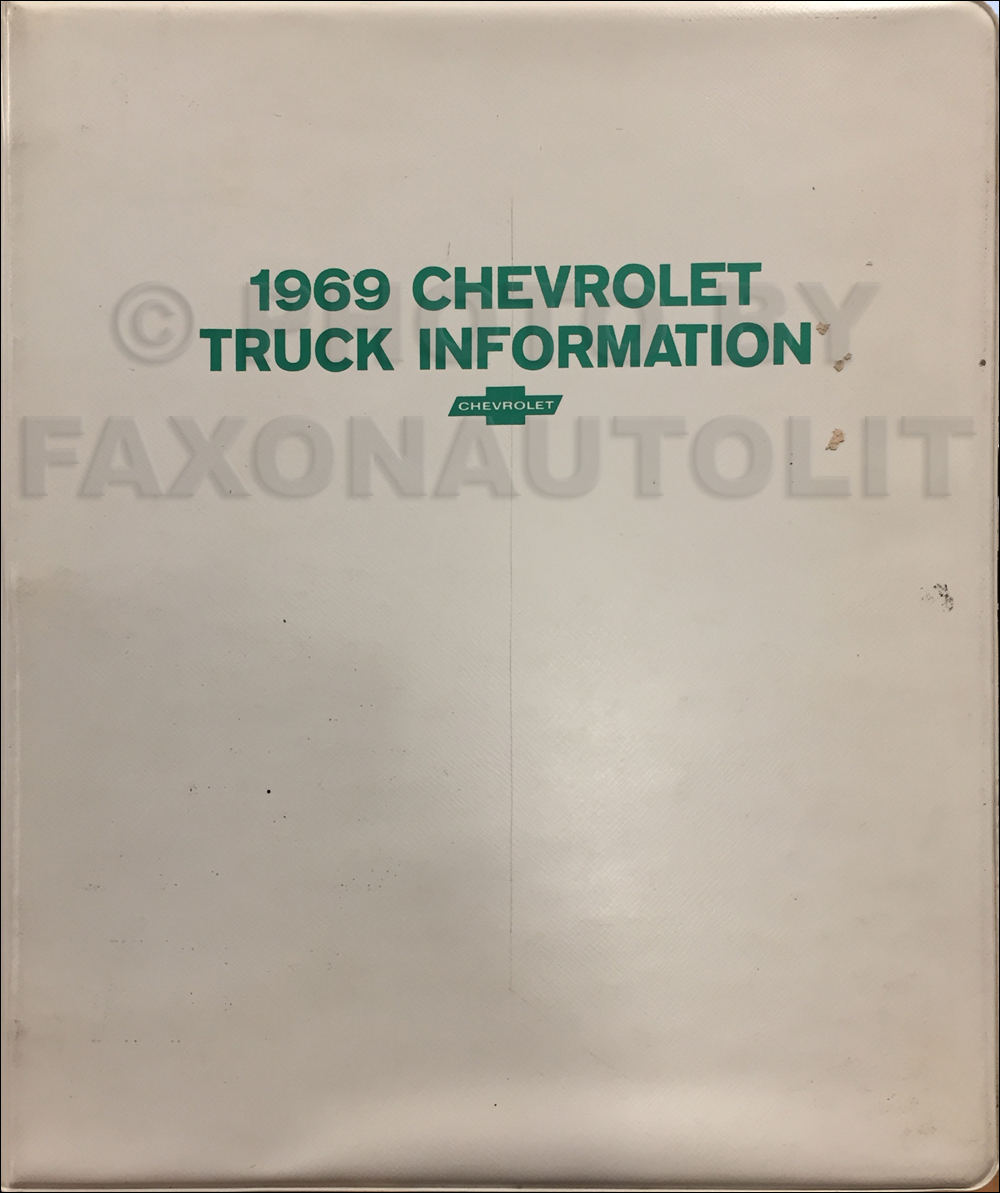 1969 Chevrolet Truck Sales Brochure Set in a Dealer Album
