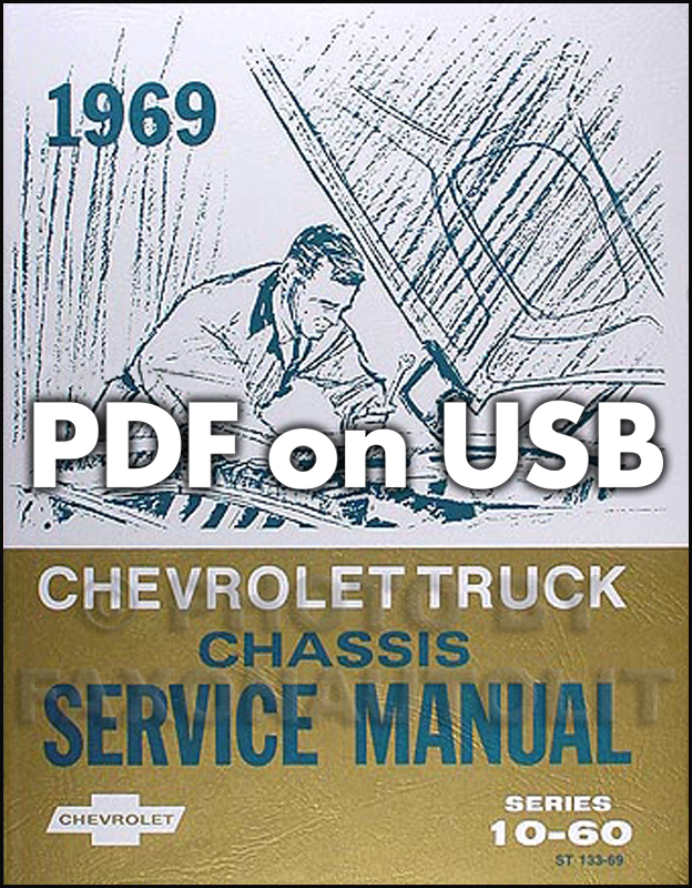 1969 Chevrolet 10-60 Truck Shop Manual on CD-ROM 