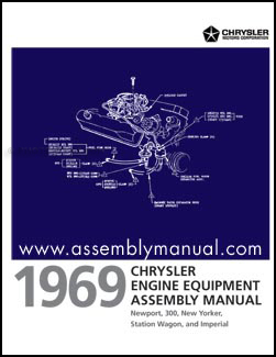 1969 Chrysler and Imperial Engine Equipment Assembly Manual Reprint