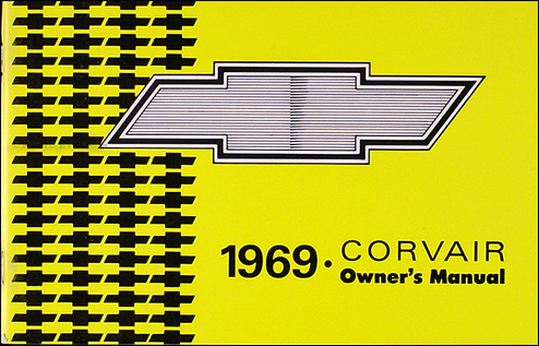 1969 Corvair & Monza Owner's Manual Reprint