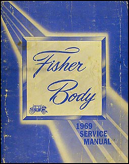 1969 Cadillac Body Repair Manual Original