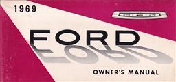 1969 Ford Galaxie, LTD, and Custom Owners Manual Original