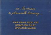 1969 Ford AM/FM Radio and Stereo Operating Manual Original