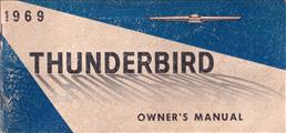 1969 Ford Thunderbird Owner's Manual Original