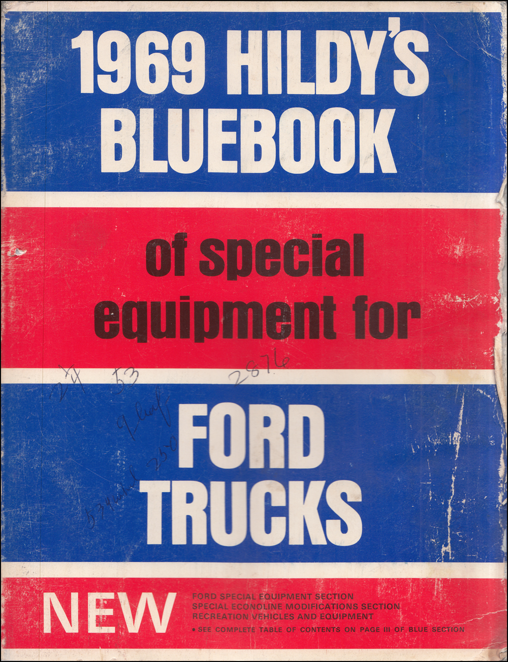 1969 Hildy's Blue Book Ford Truck Special Equipment Dealer Album