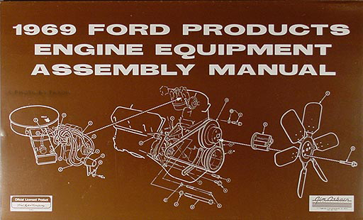 1969 Ford, Lincoln, & Mercury Engine Equipment Assembly Manual Reprint