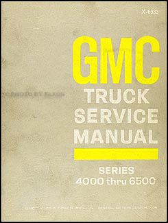 1969 GMC 4000-6500 Repair Manual Original Medium Duty 
