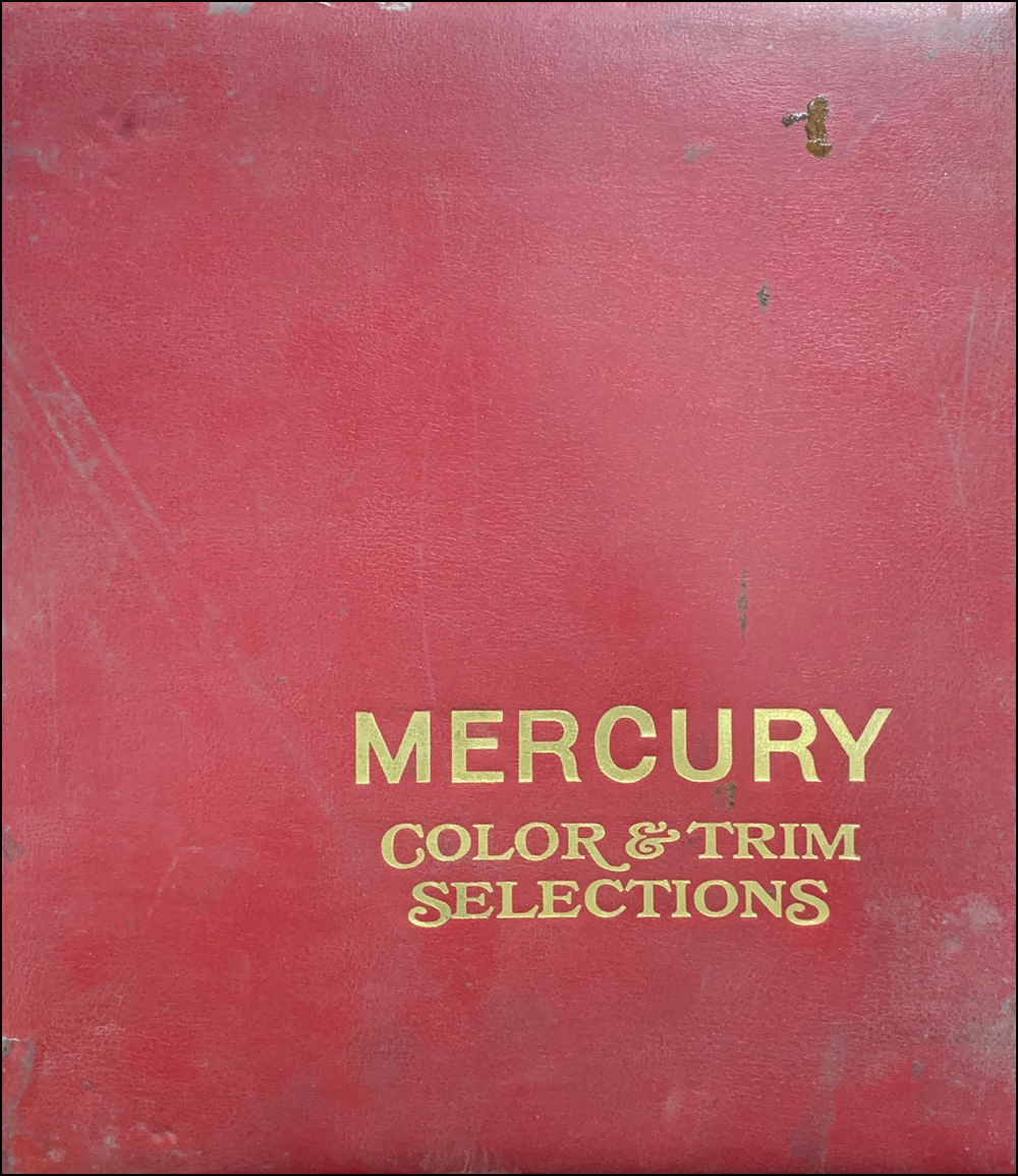 1969 Mercury Color and Upholstery CANADIAN Dealer Album
