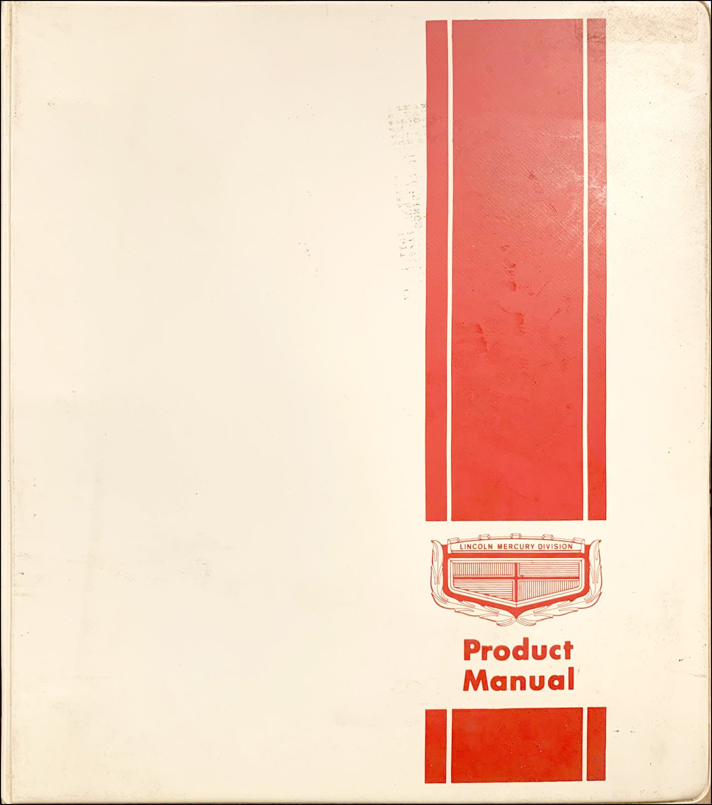 1969 Lincoln Mercury Product Manual Data Book Dealer Album Original