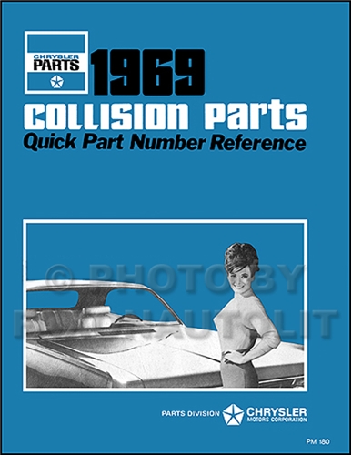 1969 MoPar Body Collision Parts Book Reprint