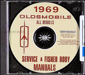 1969 Oldsmobile CD Shop & Body Manual