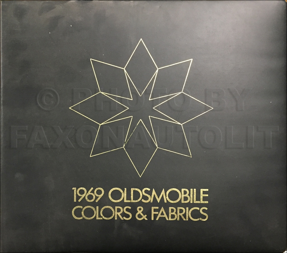 1969 Oldsmobile Color & Upholstery Dealer Album Original