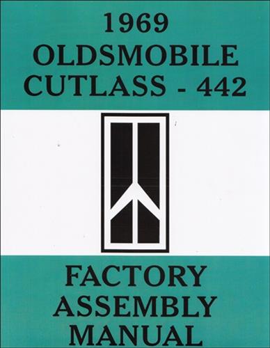 1969 Olds Assembly Manual Reprint 442, Cutlass, S, & Supreme Bound