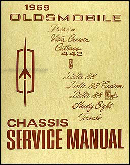 1969 Oldsmobile Shop Manual Reprint 442/Cutlass/88/98/Toronado