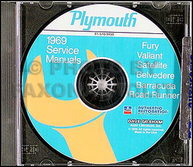 1969 Plymouth CD-ROM Shop Manual 