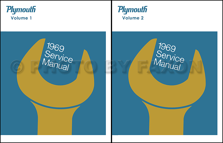 1969 Plymouth Shop Manual Reprint--All Models
