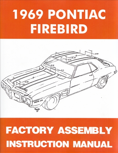 1969 Firebird & Trans Am Assembly Manual Reprint