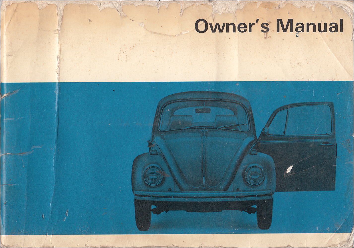 1969 Volkswagen Beetle Owner's Manual Original Type 1 Bug 