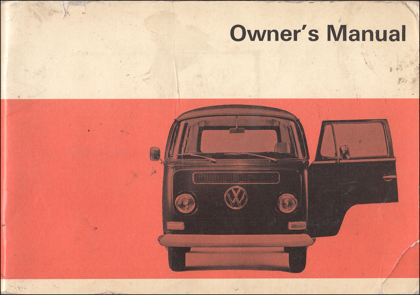 1969 Volkswagen Bus Owner's Manual Original T2 Type 2 Transporter