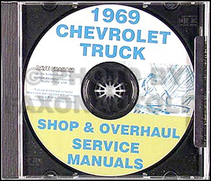 1969 Chevrolet 10-60 Truck Shop Manual on CD-ROM 