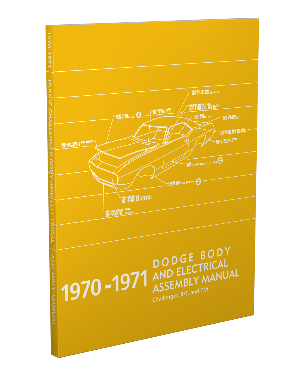 1970-1971 Dodge Challenger Electrical and Body Assembly Manual Reprint