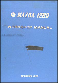 1970 1972 Mazda 1200 Repair Manual Original 