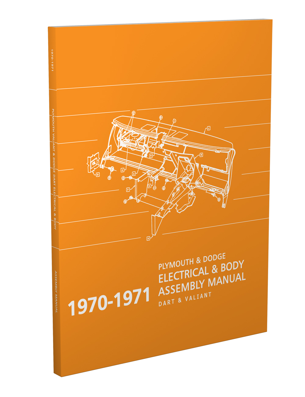 1970-1971 Dart and Valiant Electrical and Body Assembly Manual Reprint