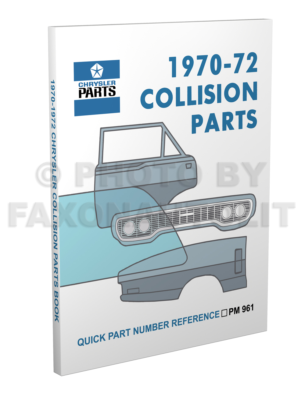 1970-1972 MoPar Body Collision Parts Book Reprint