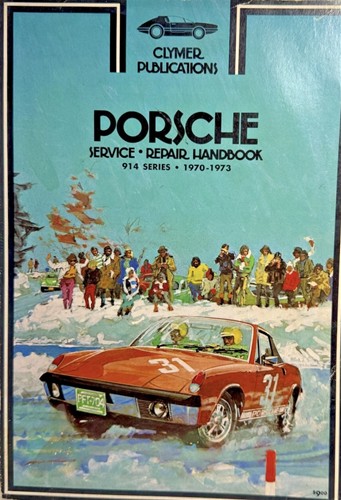 Clymer Service-Repair Handbook Porsche 914 series 1970-1975