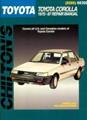 Chilton's Total Car Care Repair Manual Toyota Corolla 1970-1987: All U.S. and Canadian Models