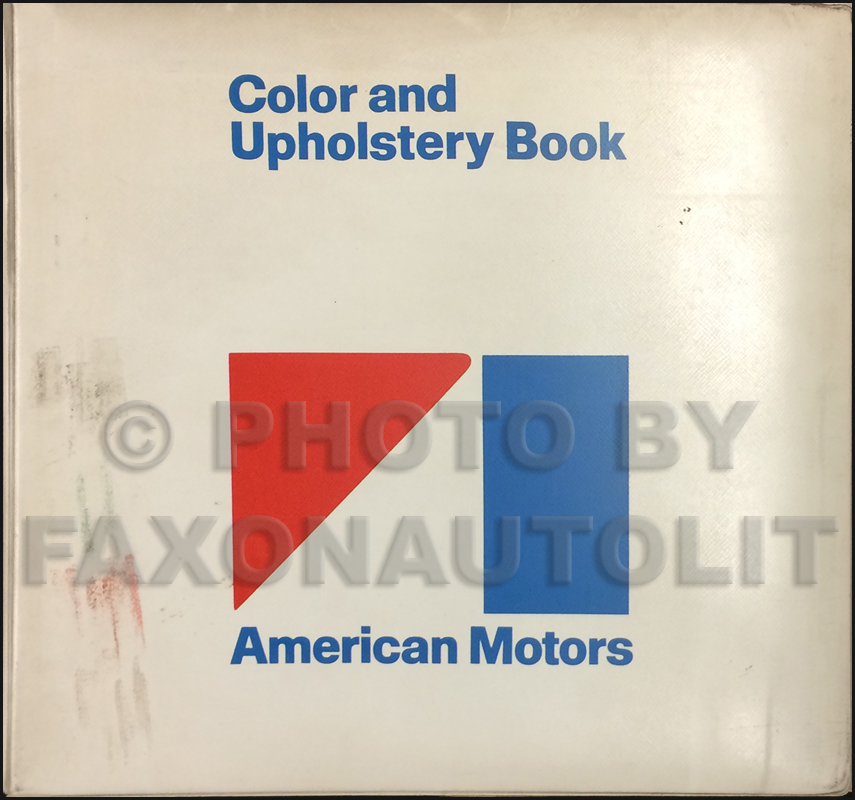 1970 AMC Color & Upholstery Dealer Album Original