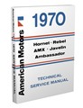 1970 AMC Shop Manual Reprint: AMX, Javelin, Rebel & Hornet