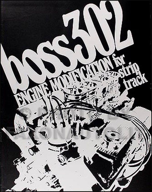 1969-1970 Mustang Boss 302 Cougar Eliminator Engine Mods Racing Book
