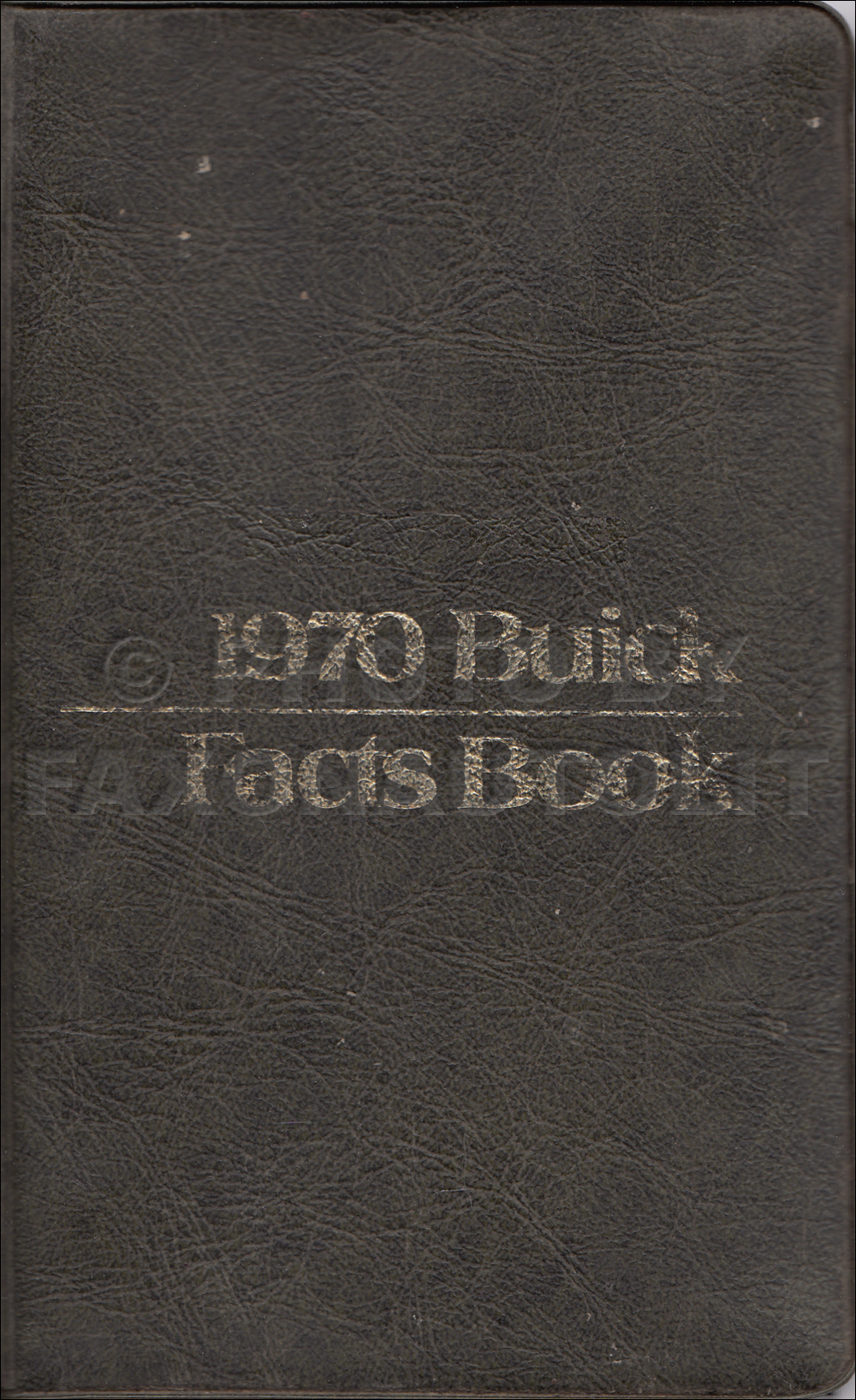 1970 Buick Facts Book Original