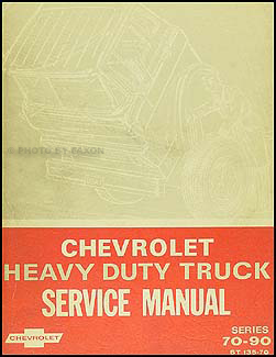 1970 Chevrolet 70-80-90 Heavy Truck Service Manual Original