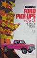 Chilton's Repair and Tune-up Guide Ford Pick-ups 1970-1978