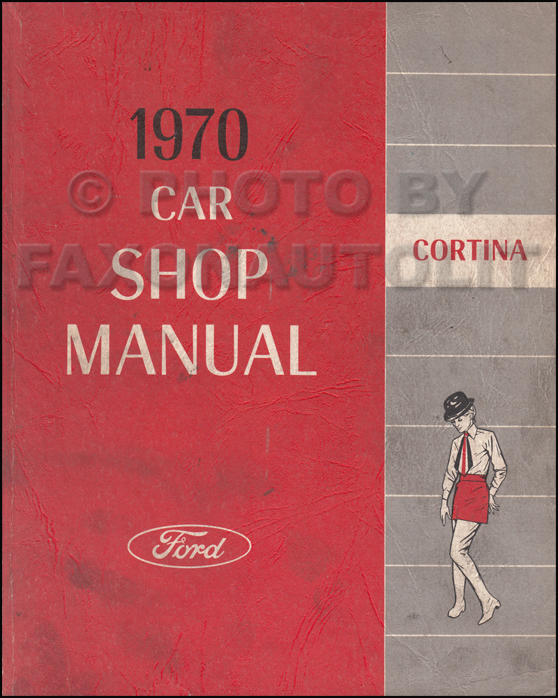 1970-1971 Ford Cortina Repair Shop Manual Original