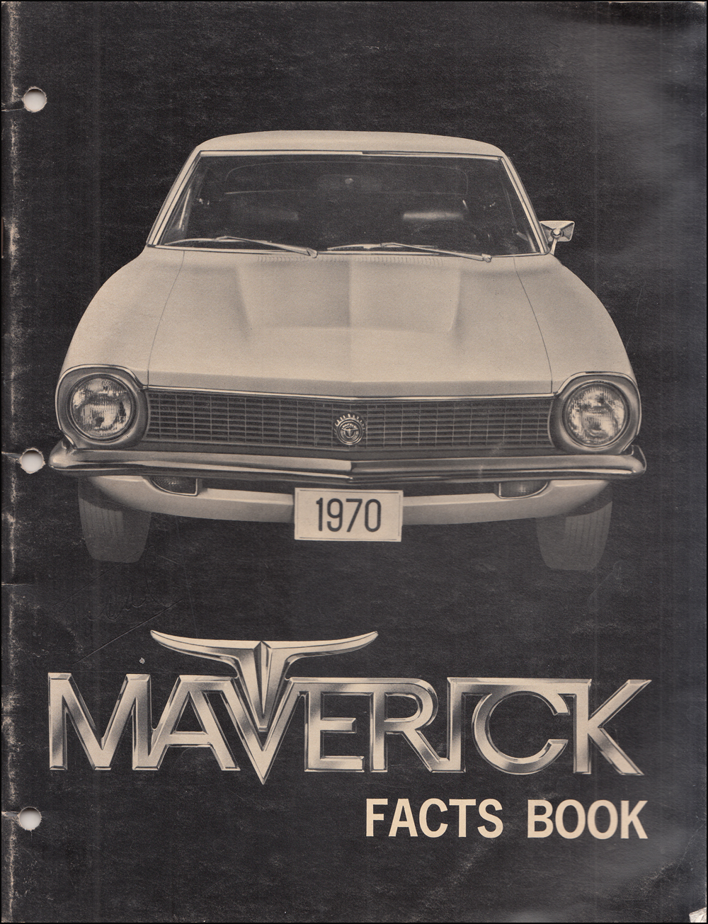 1970 Ford Maverick Facts Book Original