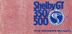 1970 Ford Mustang Shelby GT 350 GT 500 Owner's Manual Original