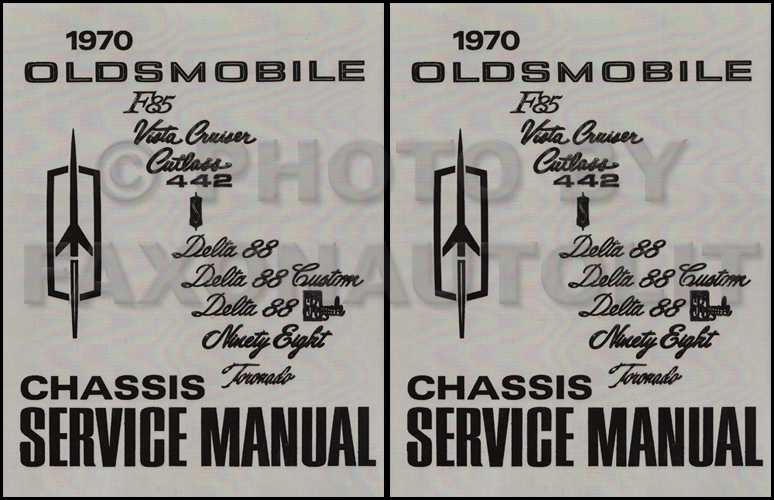 1970 Oldsmobile Shop Manual Reprint 442/Cutlass/88/98/Toronado