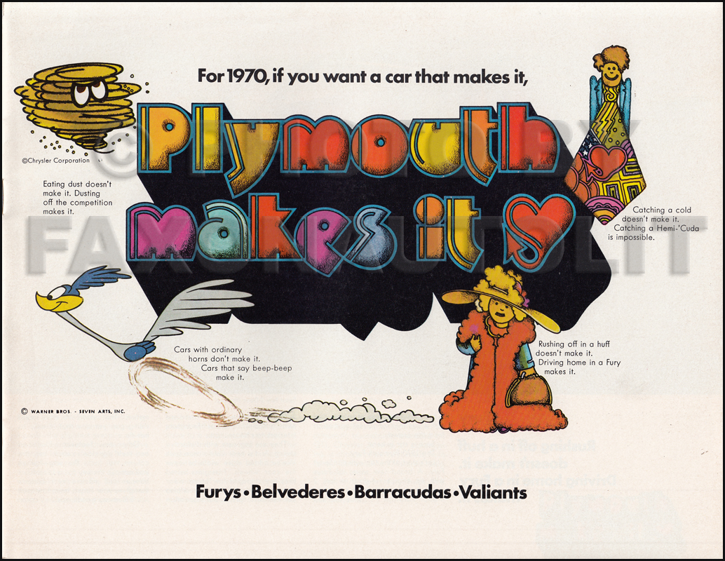 1970 Plymouth Original Sales Catalog