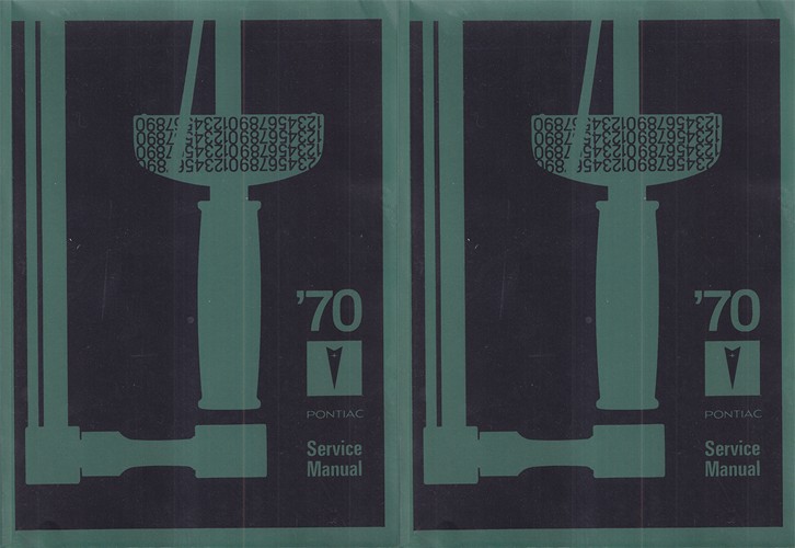 1970 Pontiac Repair Shop Manual Reprint
