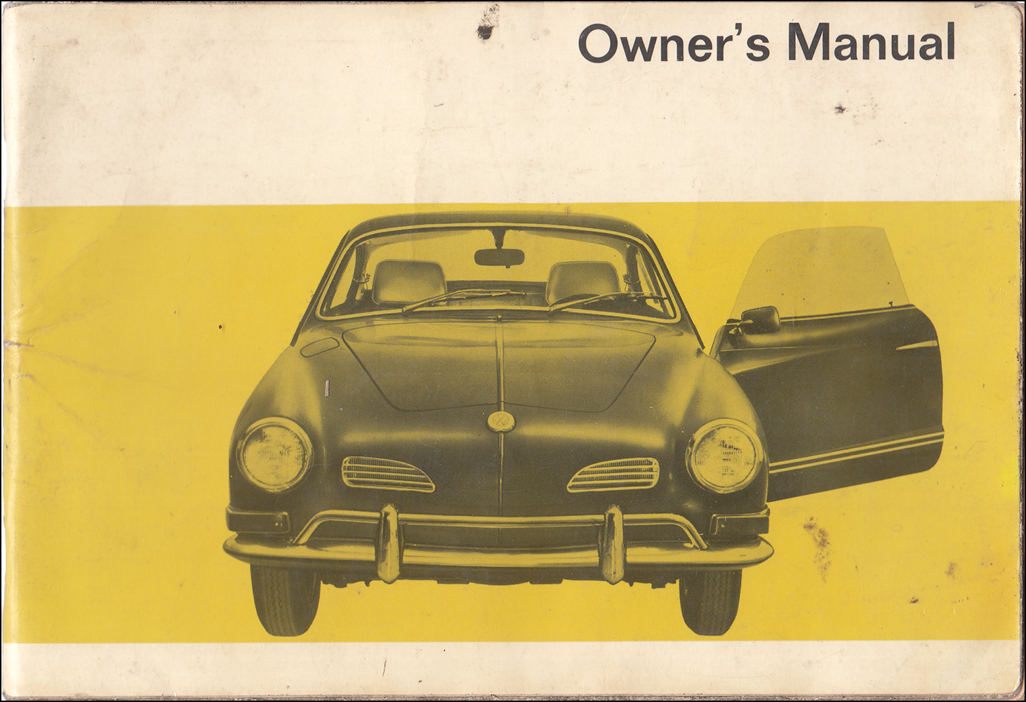 1970 Volkswagen Karmann Ghia Owner's Manual Original