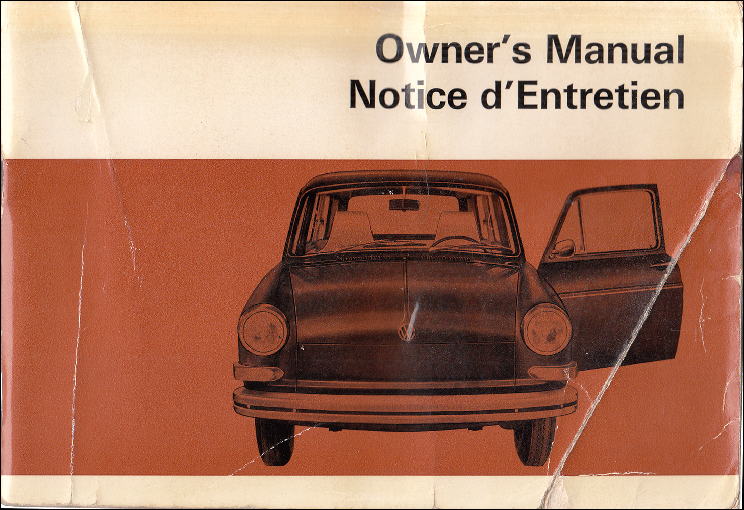 1970 Volkswagen Fastback and Squareback Owner's Manual Original VW Type 3 CANADIAN in English and French